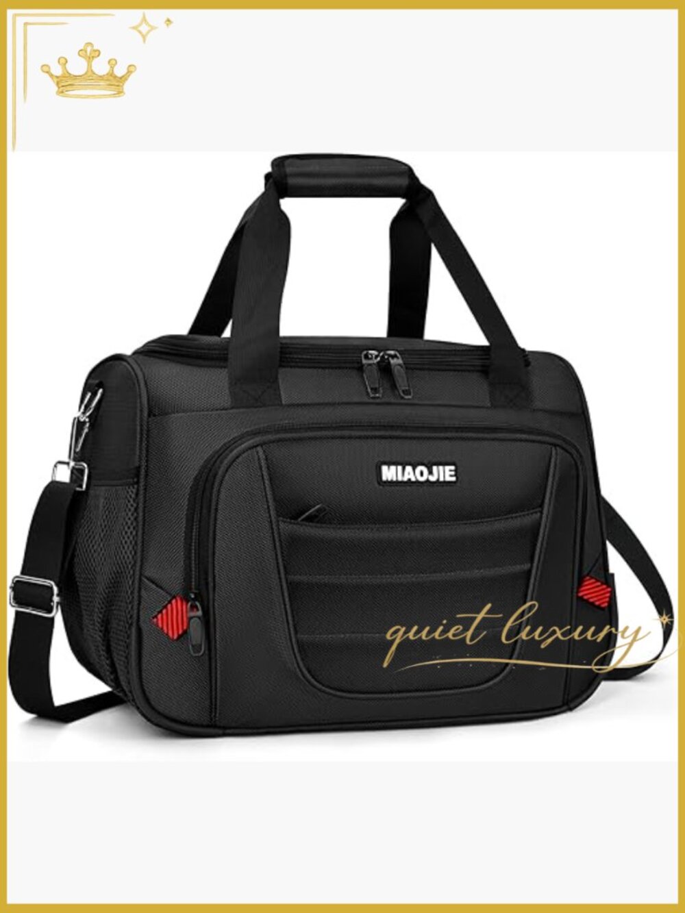Underseat Carry On Luggage Travel Duffel Weekender Overnight Bag Personal Item